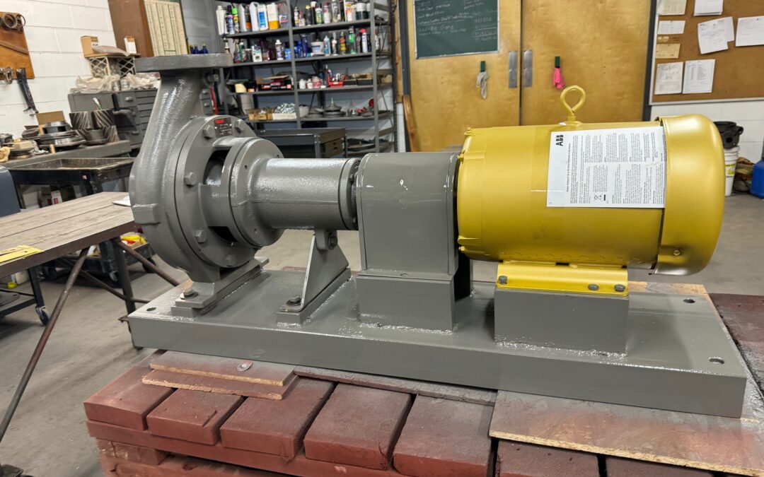 Thelco Pump of the Day – Worthington D814 4x3x10 Motor Mounted