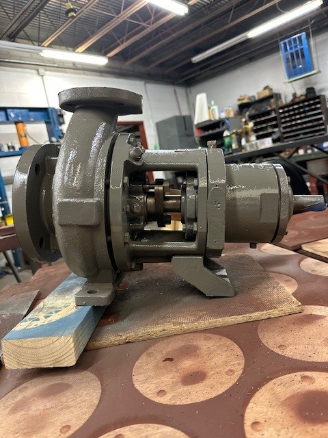 Worthington D1011 3x1.5x6 all-iron pump built and trimmed by Thelco