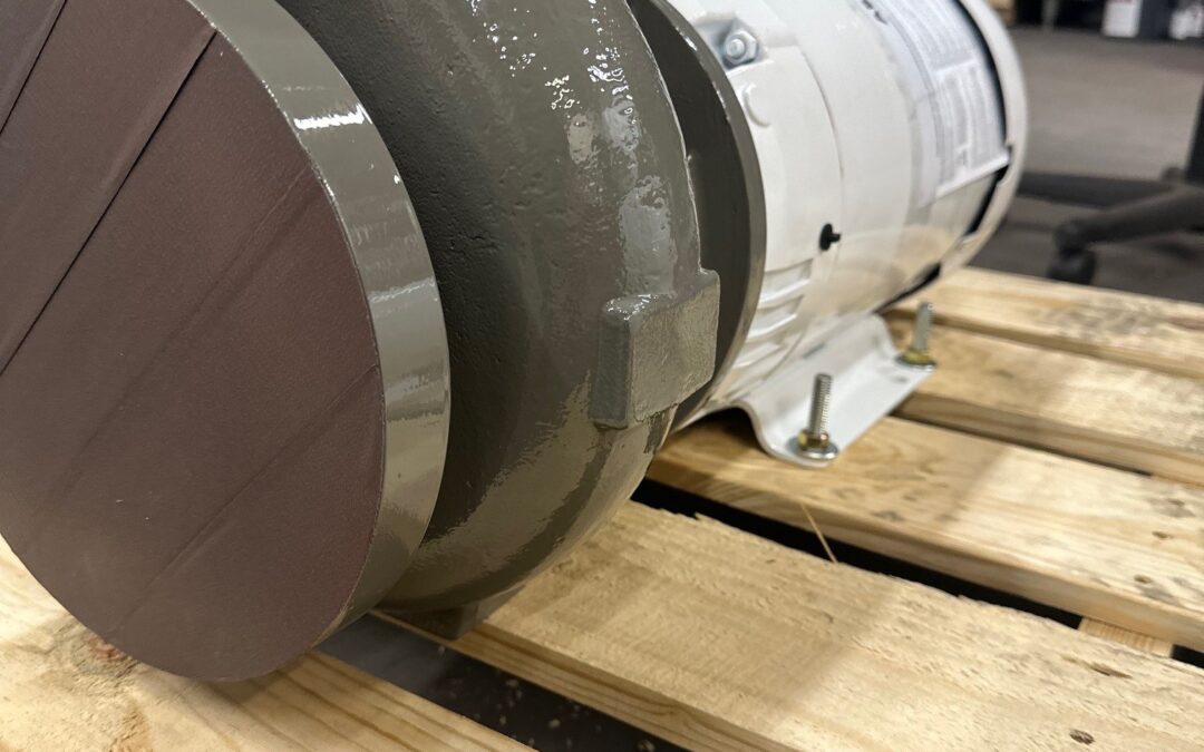 Worthington D824 4x3x5 pump with washdown-duty motor by Thelco