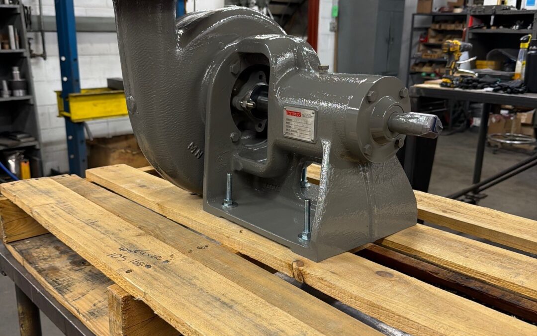 Thelco supported Worthington 3CNG84 Alloy 20 pump with a full 9.50-inch impeller.