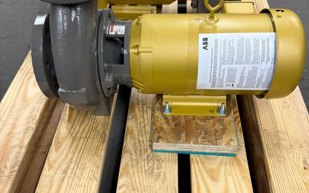 Thelco built Worthington D824 4x3x6 centrifugal pump with standard fitted impeller trimmed and balanced at 6.25 inches