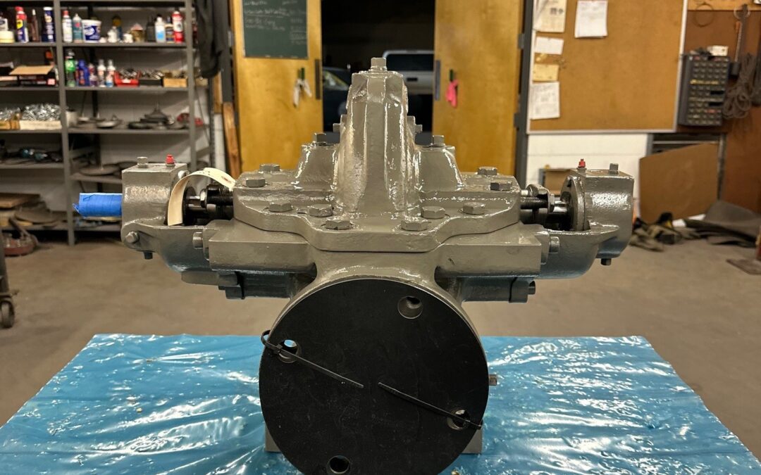 Worthington 3LR-9 iron fitted centrifugal pump built and assembled by Thelco