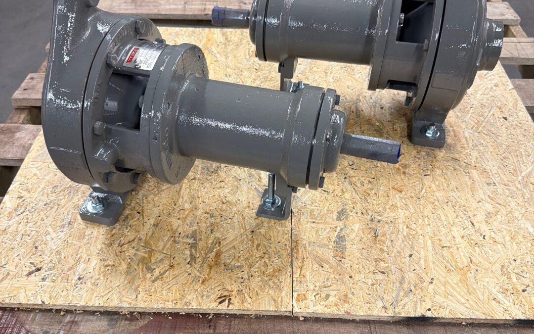 Worthington D814 1.5x1x6 all iron centrifugal pump built and assembled by Thelco
