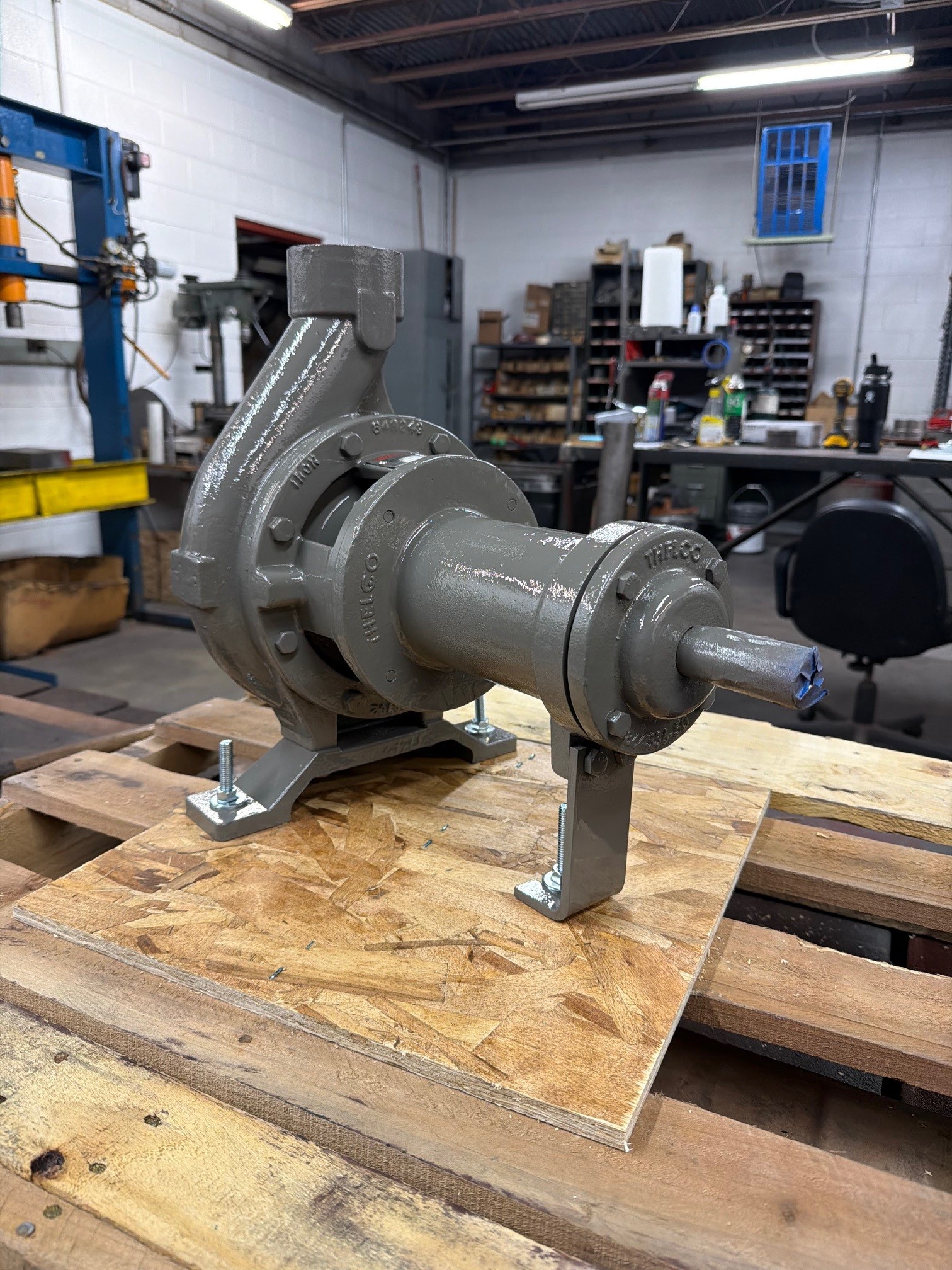 Worthington D814 3x2x6 standard fitted centrifugal pump built and assembled by Thelco