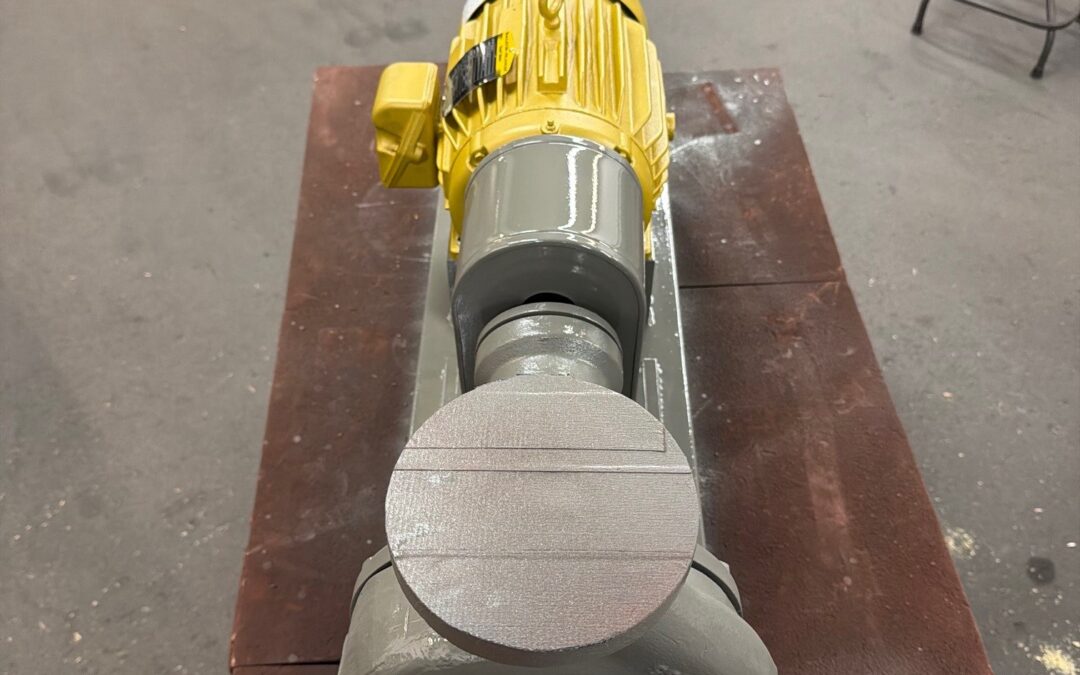 Worthington D814 3x2x8 centrifugal pump built by Thelco