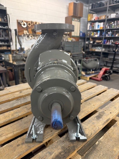 Worthington D1012 6x4x8 pump with 316 stainless steel impeller installed by Thelco