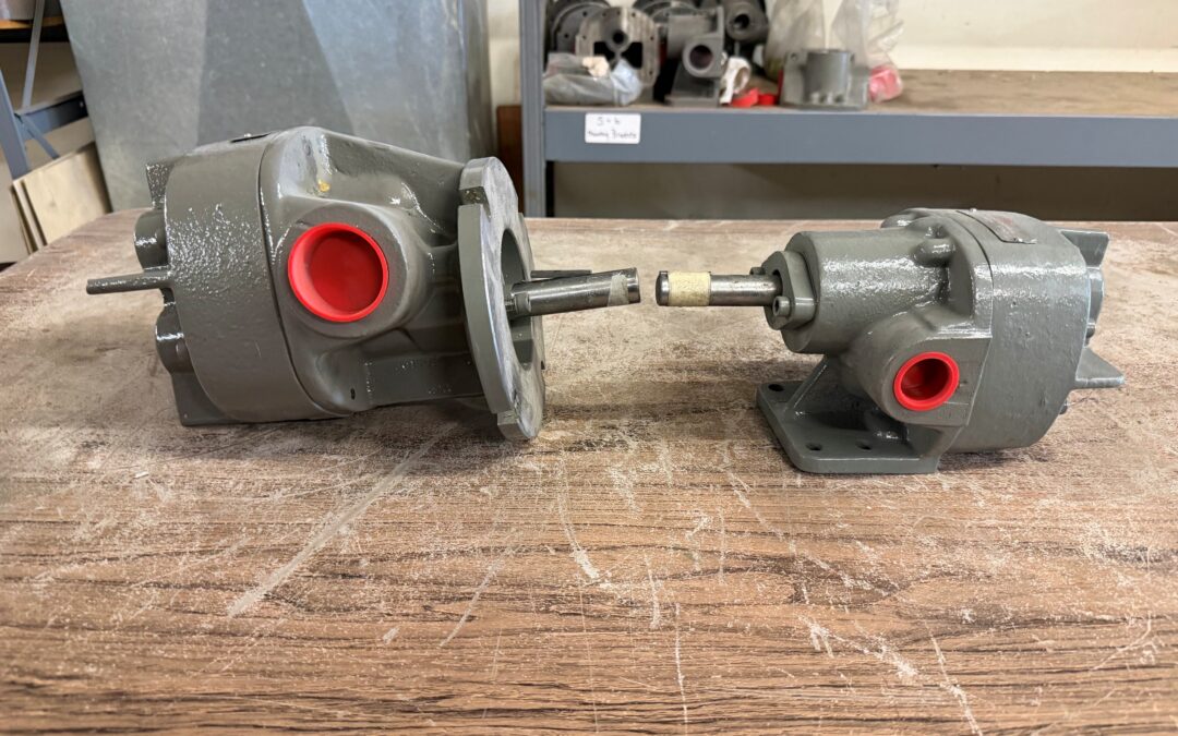 Worthington gear pumps 5GAFMODO and 4GASMODO industrial positive displacement units