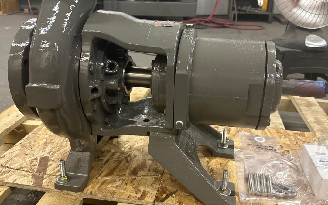 Worthington D1011 4x3x6 all iron centrifugal pump full diameter impeller Thelco