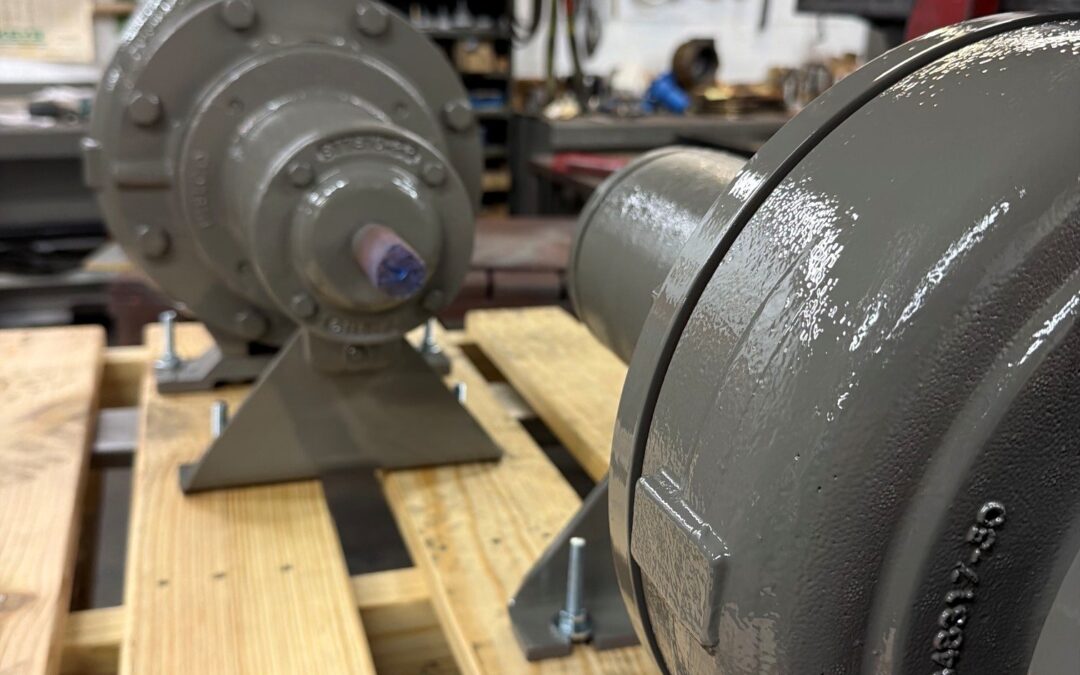 Worthington D814 4x3x10 stainless steel fitted industrial centrifugal pump with full diameter impeller