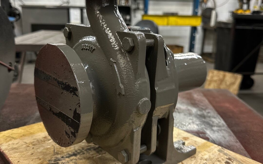 Worthington Pumps D512 1.5x1x4 centrifugal pump manufactured by Thelco