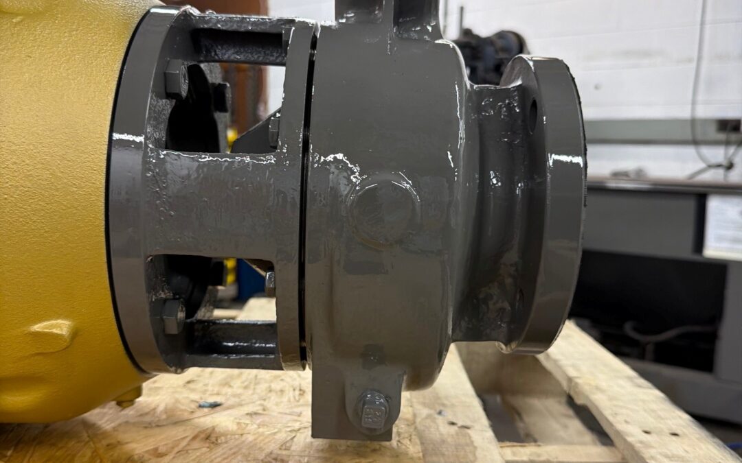 Worthington Pumps D824 3x2x6 standard fitted pump motor mounted to 15 HP motor