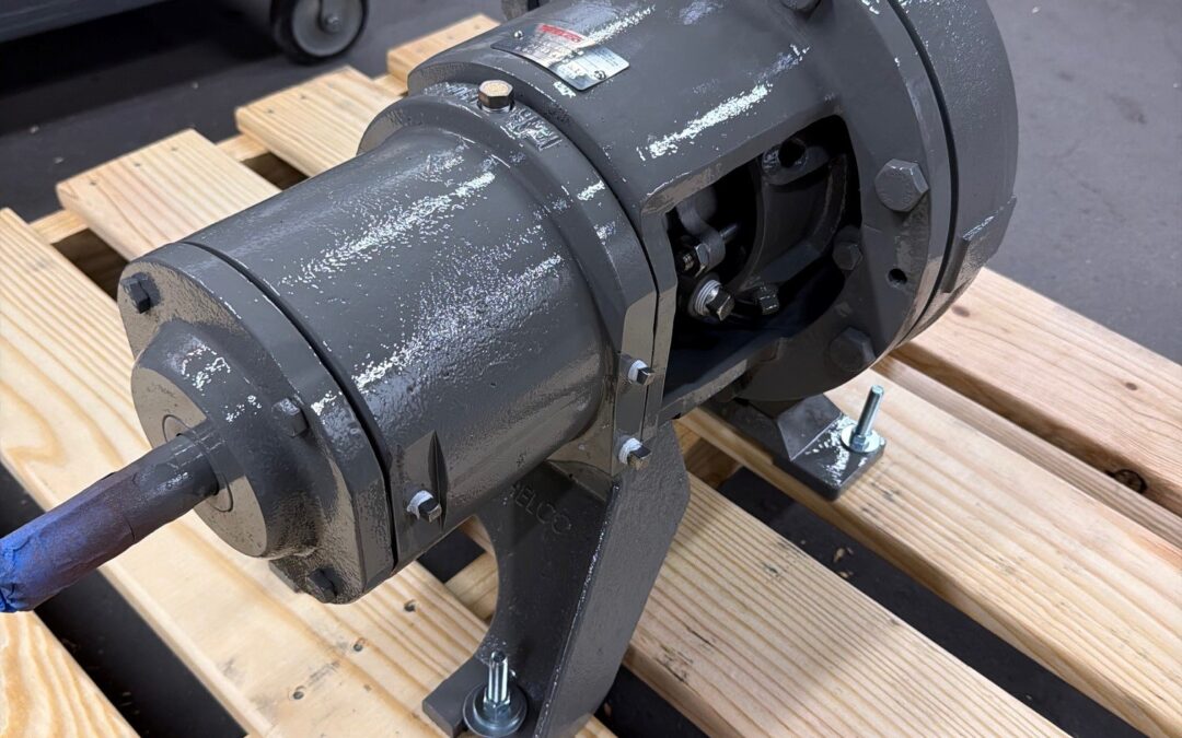 Worthington D1011 3x2x10 all-iron fitted centrifugal pump with 9.90-inch full-diameter impeller