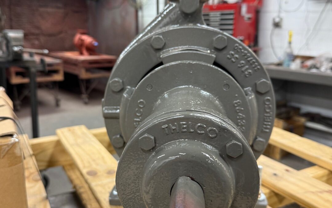 Worthington D814 2.5x2.5x4 all iron fitted frame-mounted centrifugal pump